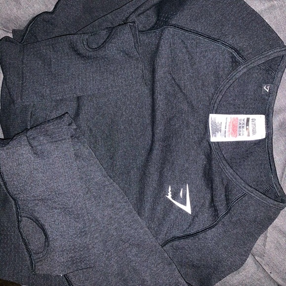 Gymshark Vital Seamless Long Sleeve Crop Top (M) - Picture 7 of 10